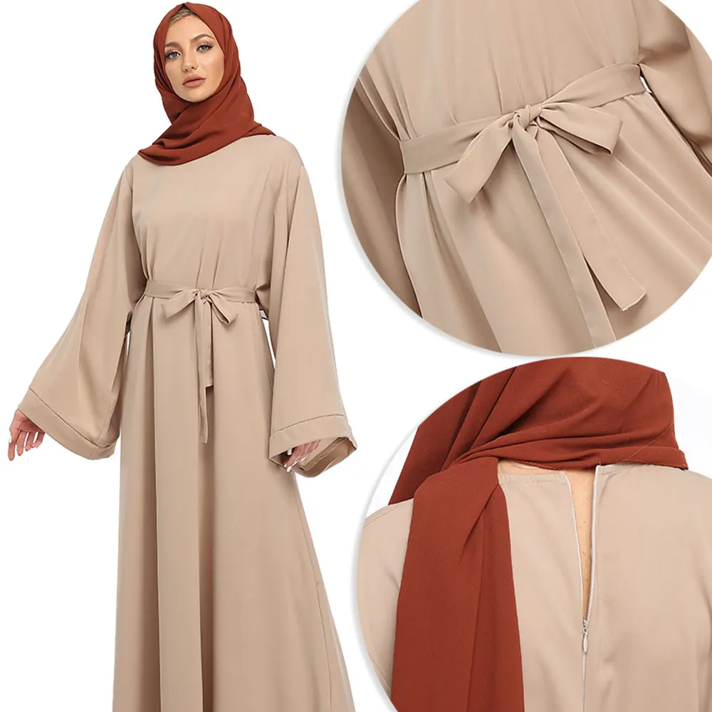 

Abaya Wholesale ramadon dress plus size Islamic Clothing modest muslim dresses casual abaya dubai, Picture color