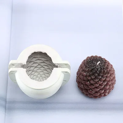 

Fusimai Nut Silicone Mold Diy Candles 3d Christmas Pine Cone Candle Molds