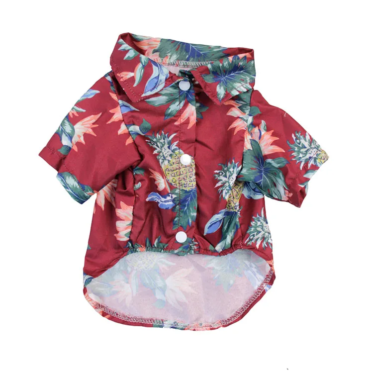 

Wholesale Cat Shirt Designer Dogs Cloth Pet Dog Summer Clothes, Floral