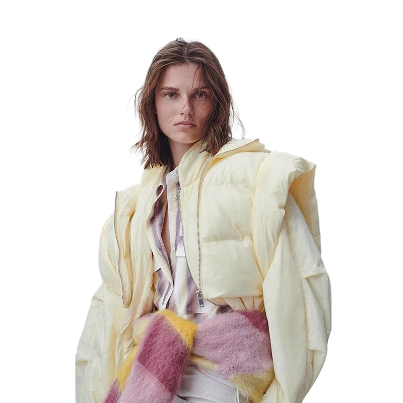 

winter women tops fashionable sleeveless thick warm puff vest jackets for women 2021