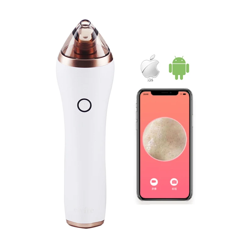 

Wifi Visible Black Head Acne Facial Pore Cleaner With Hd Camera Vacuum Blackhead Remover