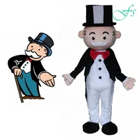 

Friendship Toys old man mascot costume, custom design old man costume for advertising, man deguisement mascotte