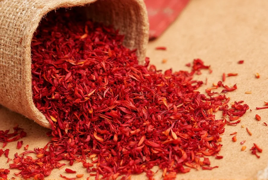 Traditional saffron harvesting in a Persian field showing workers carefully picking crocus flowers at dawn