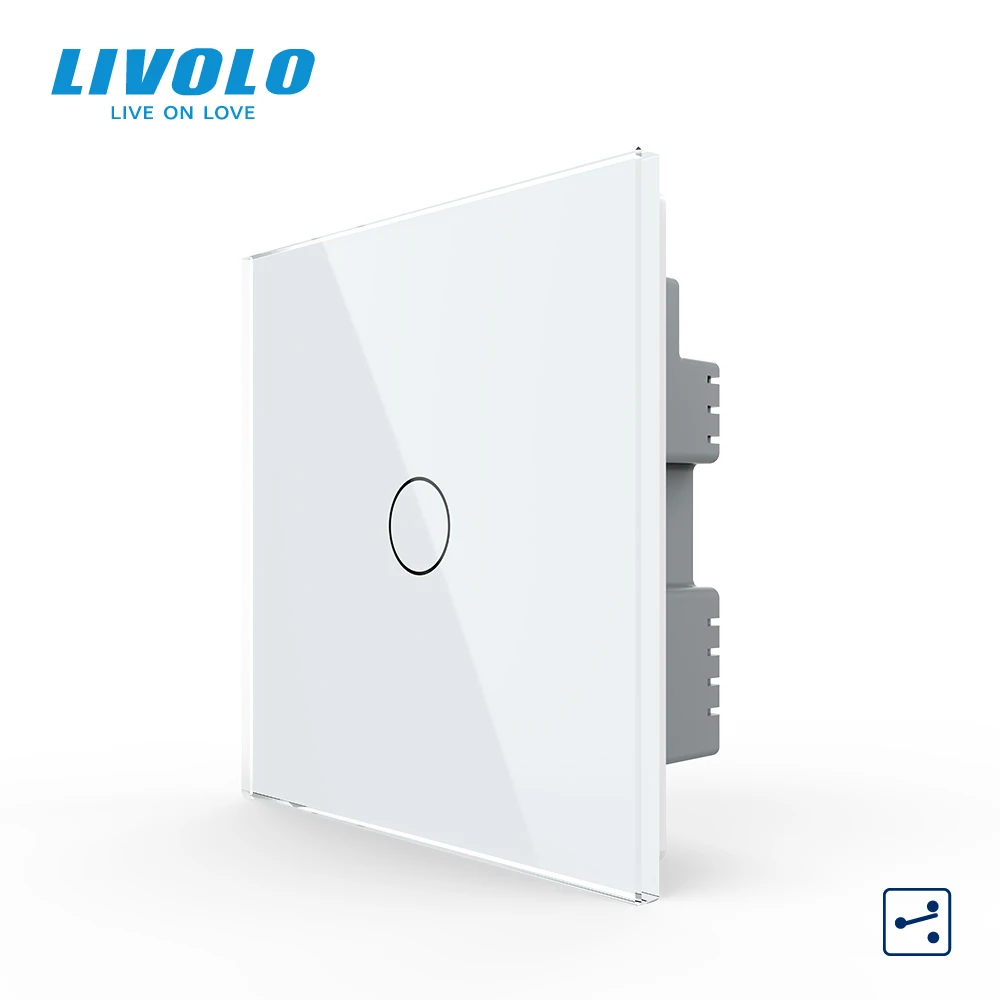 Livolo b6 Uk Standard 220v Electric Wall Touch Light Smart Remote Switch