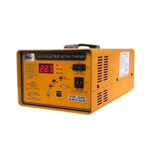 Shineng CZC7A 24v 50a industrial battery charger dc portable for electric vehicle forklift pallet golf cart boat