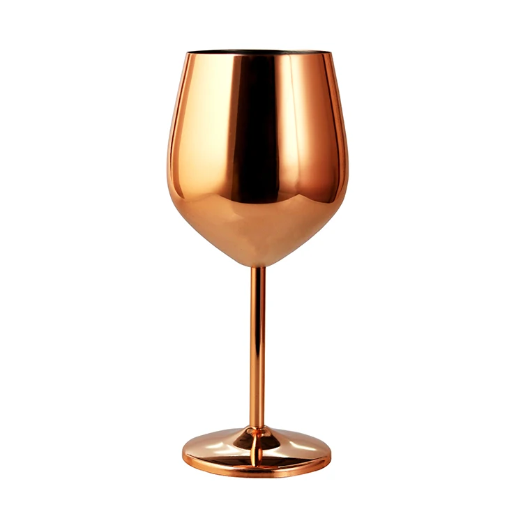 

Unbreakable custom gift 304 stainless steel metal cocktail wine glass cup