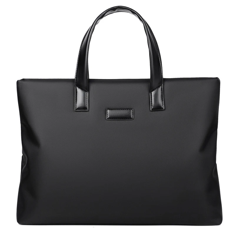 

Water Resistant Business Style Portable Tote Computer Bag Travel Outdoor Laptop Storage Computer Hand Bag, Solid color can custom