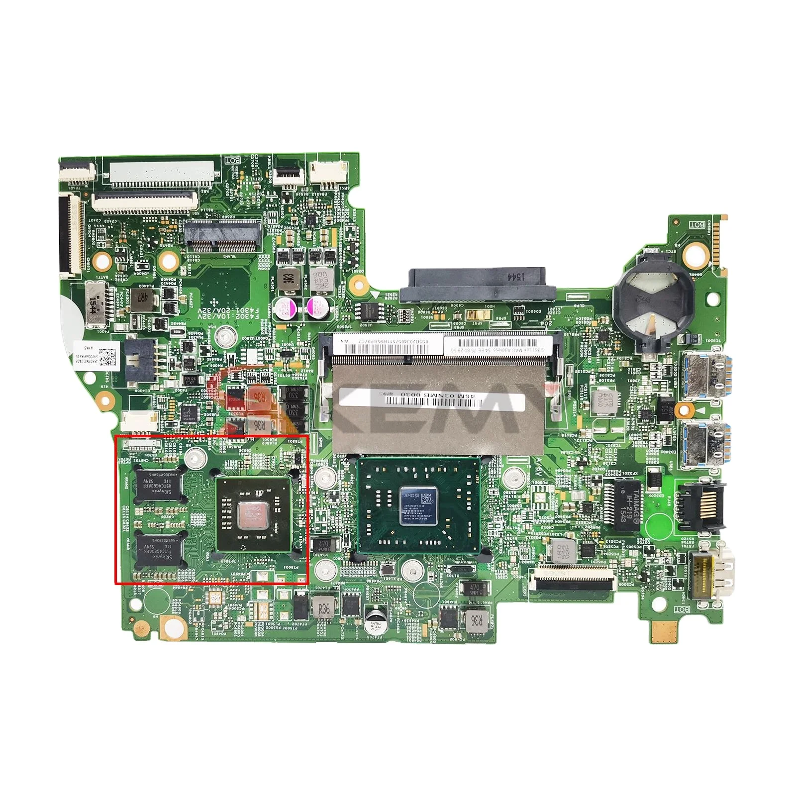 

14235-1 488.03N04.0011 For lenovo S41-75 S41-35 laptop motherboard With A4-7210 CPU R5 M330 2G GPU LT415-AMD MB mainboard