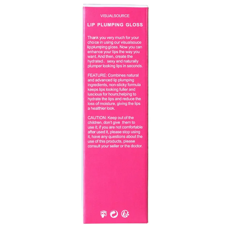 

Hot Selling Lip Care Products Custom Private Label Lip Plumping Gloss, Clear
