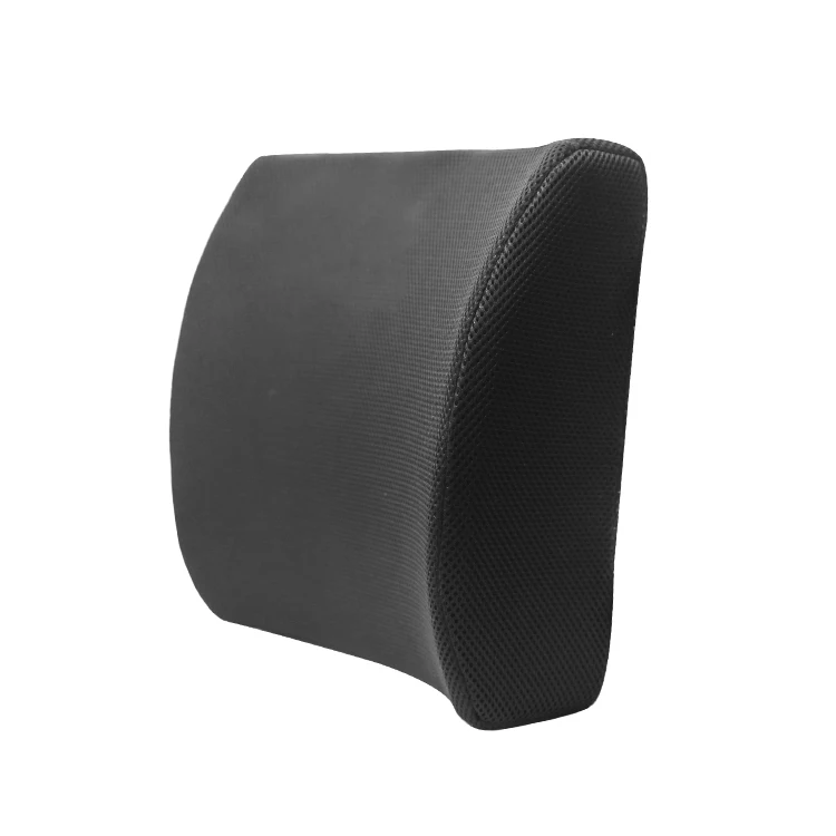 Factory Wholesale Lumbar Support Comfort Pain Relief Chair Back Support Cushion Memory Foam Waist Pillow