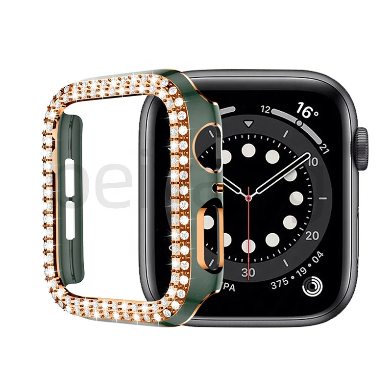 

2020 travel Diamond Watch Case for Apple Watch Case 44mm 40mm 42mm 38mm Watch Case Cover