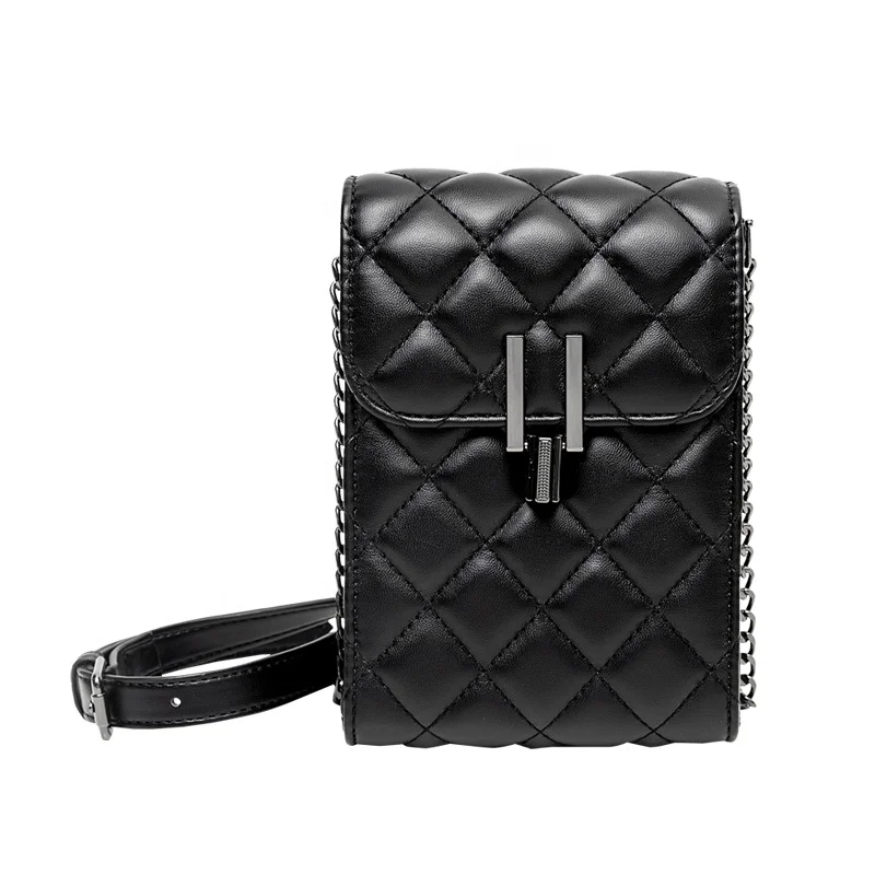 

2022 New women's shoulder bags Mini square pouch All-match messenger bagchain cross body bag phone bag