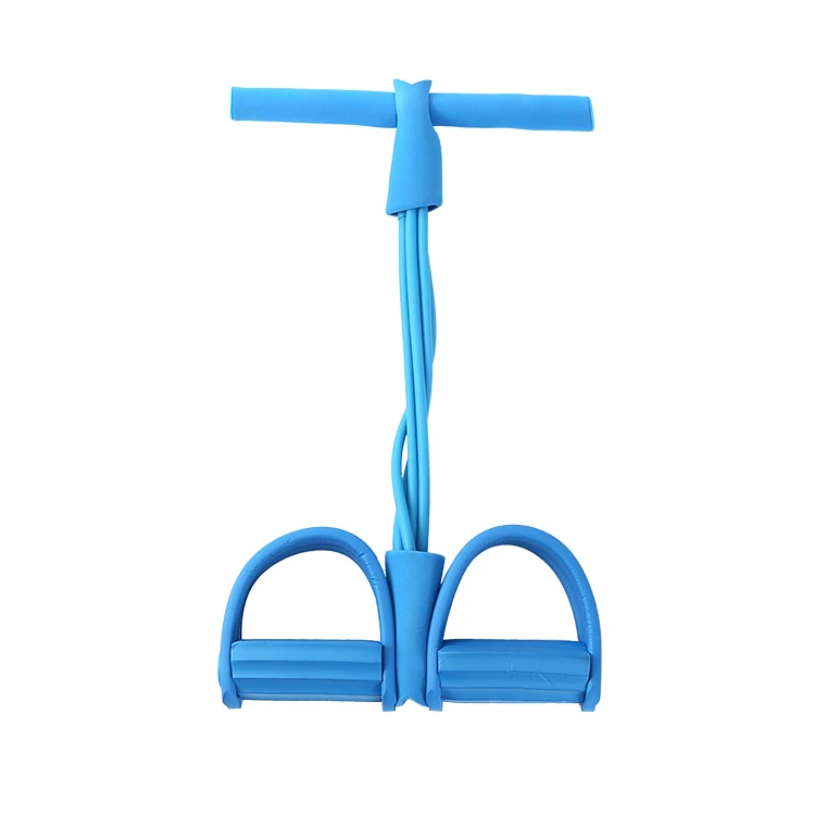 

Wholesale high quality Portable yoga gym Sit Up Elastic Pull Rope elastic rope With Non-Slip Foot Pedal, Customized