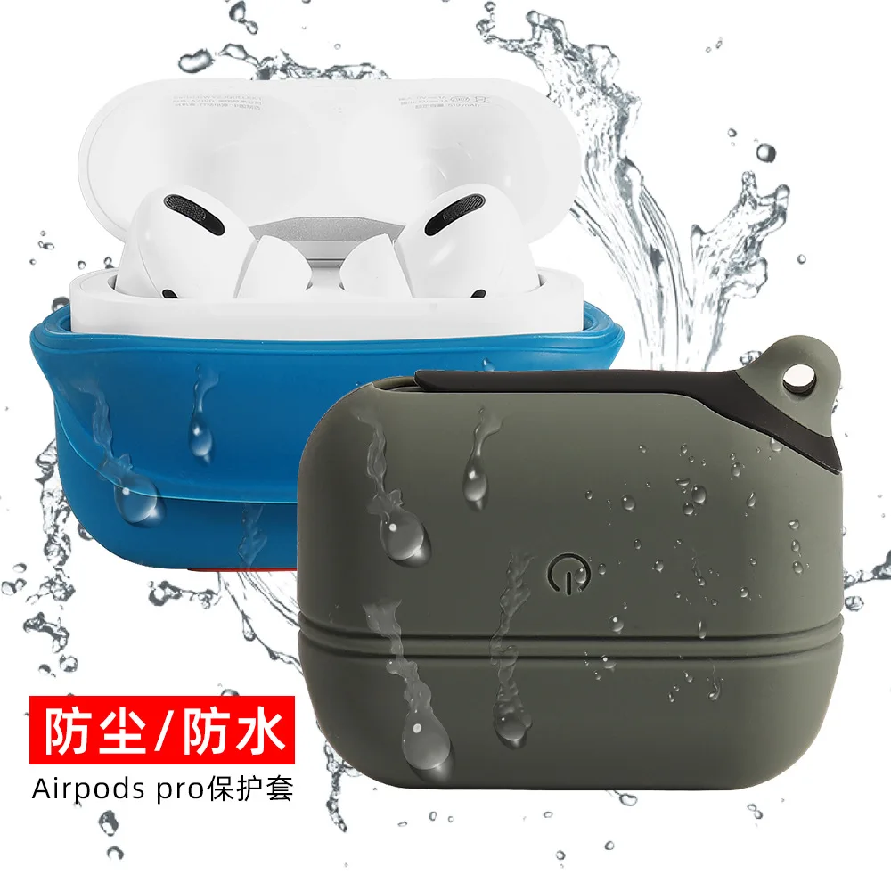 
Hot Sale Eco-friendly waterproof silicone Case Headphone Bubble Earphone Case for Airpod case 
