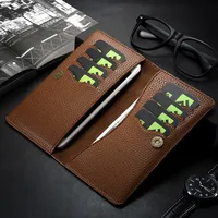 

Great Free Shipping Kisscase Pu Leather Wallet Phone Case With Card Slot 6 Inches Wallet Phone Bag For Smartphone
