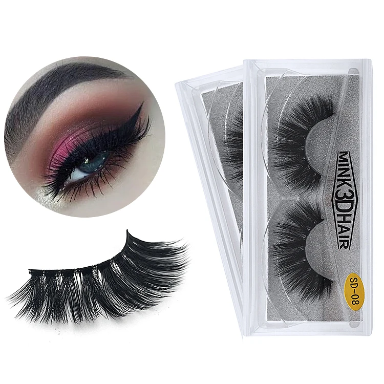 

Wholesale Private Label Fluffy Natural Other Eyelashes 3d Faux Mink Eyelashes
