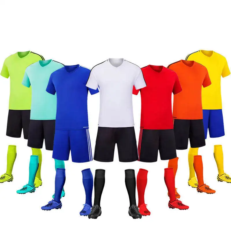 

wholesale New design Cheap custom school sports wear soccer football jersey set sportswear football uniforms school suits, Picture