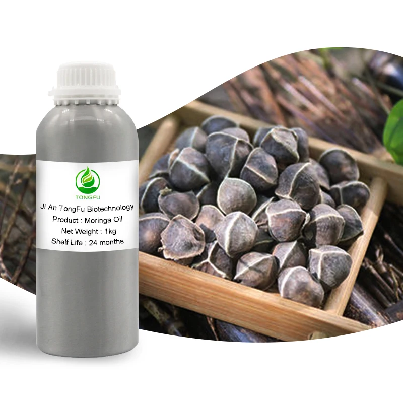 

Factory Wholesale Natural moringa oil Cold Pressed Carrier Oil Seeds Organic Pure Moringa Seed Oil bulk