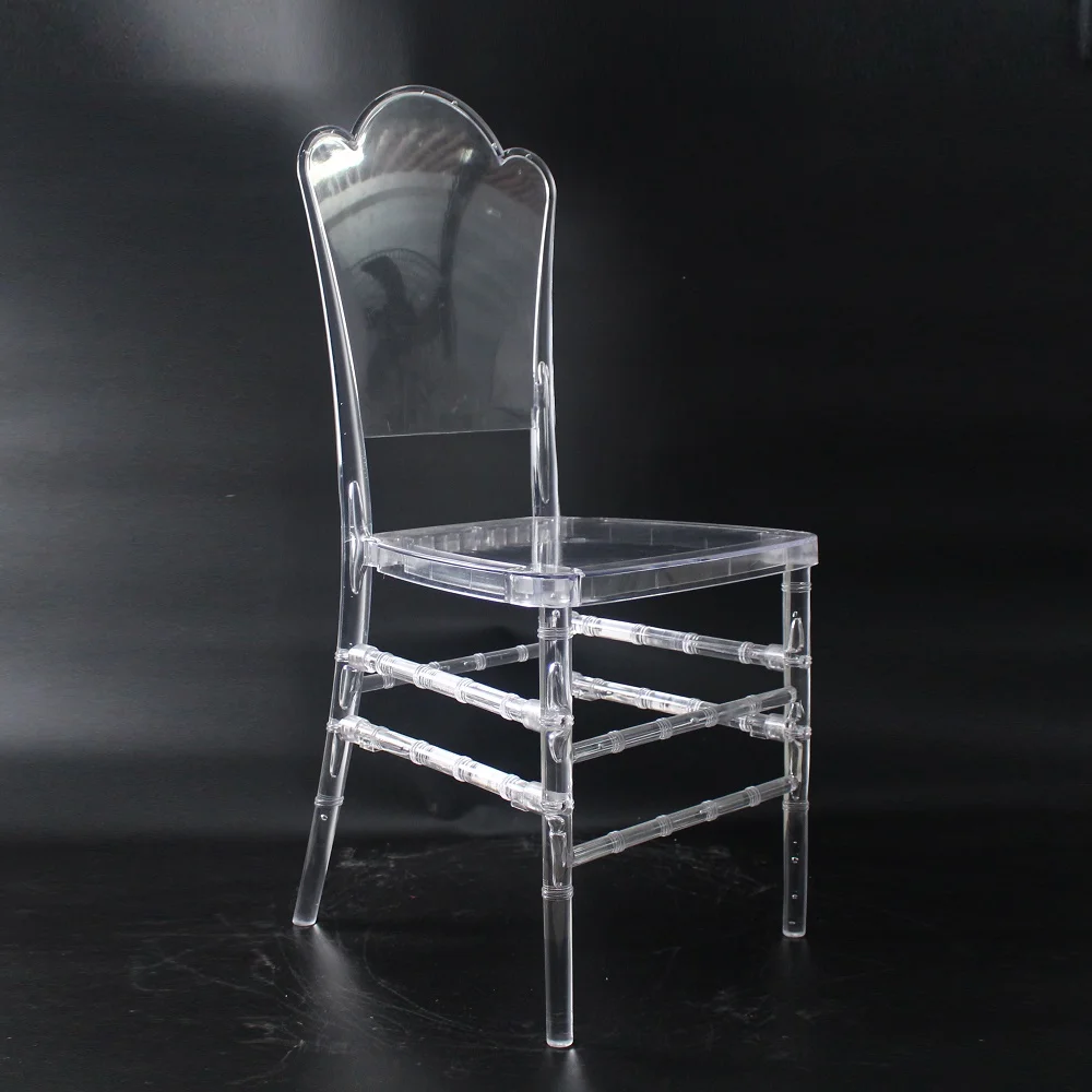 

Modern Acrylic and Resin Dining Chair PC Back Banquet and Event Chair Transparent Outdoor and Party Chair by Manufacturer