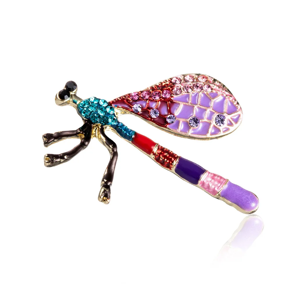 

Dragonfly Brooch Color Drop Oil Insect Brooch Brooches for Women Enamel Brooch Pins Jewelry Accessories