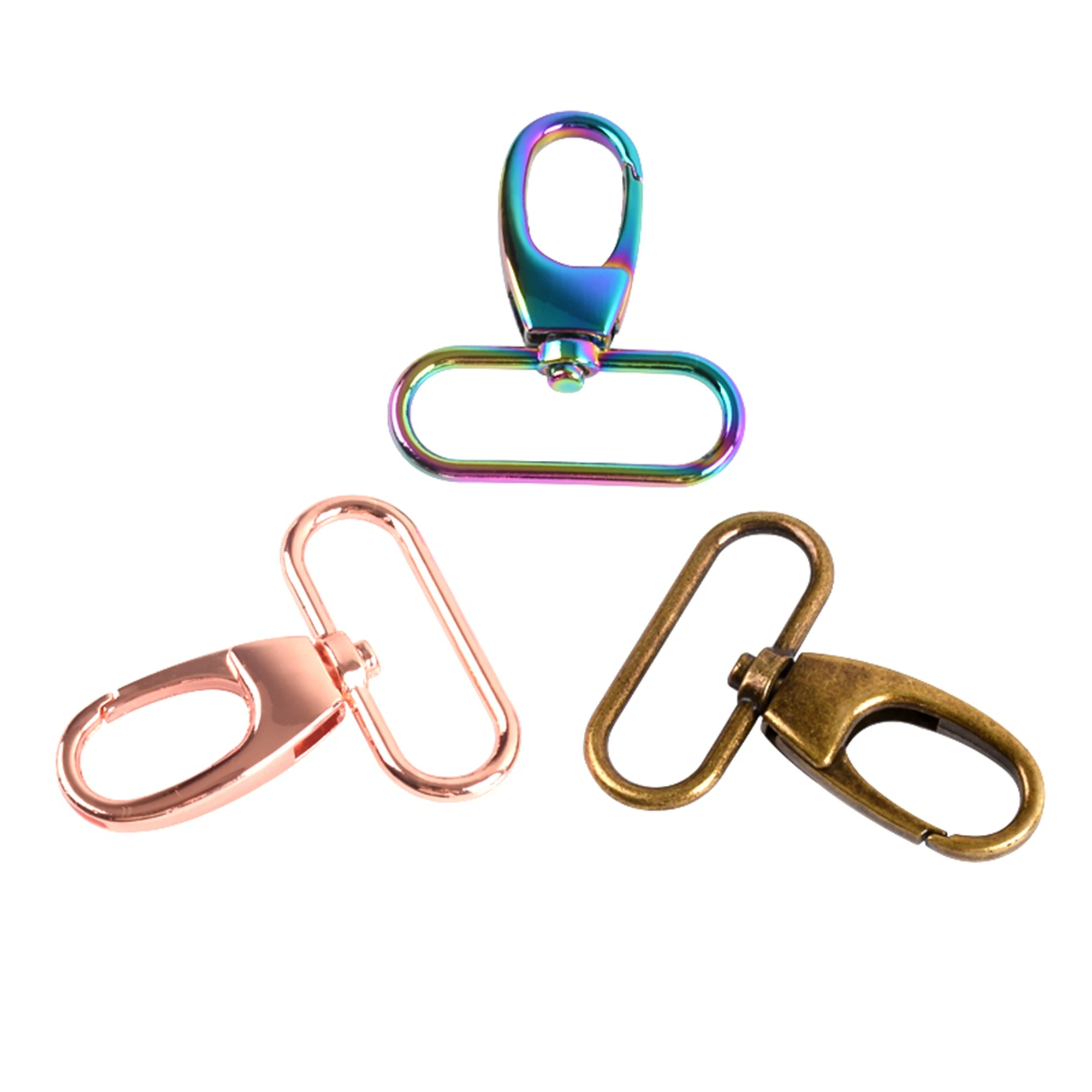 

Wholesale Metal Hook for DIY Bag Rose Gold Swivel Snap Hook Bag Accessories