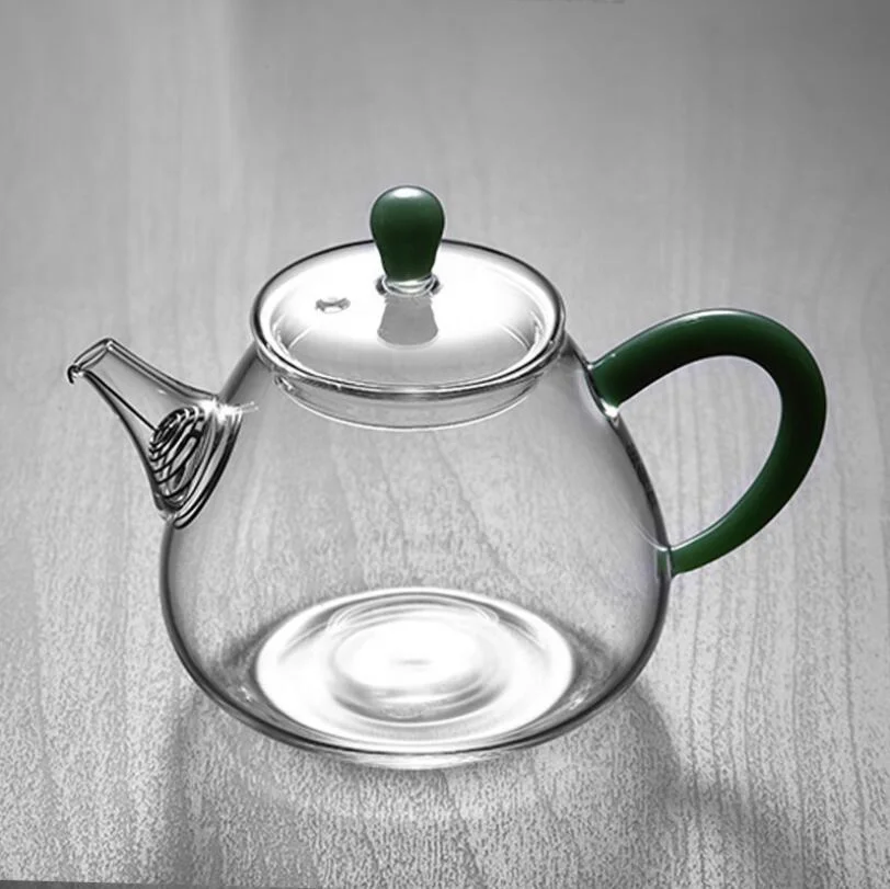 

China factory Customize 200ml high borosilicate glass tea infuser teapot, Transparent