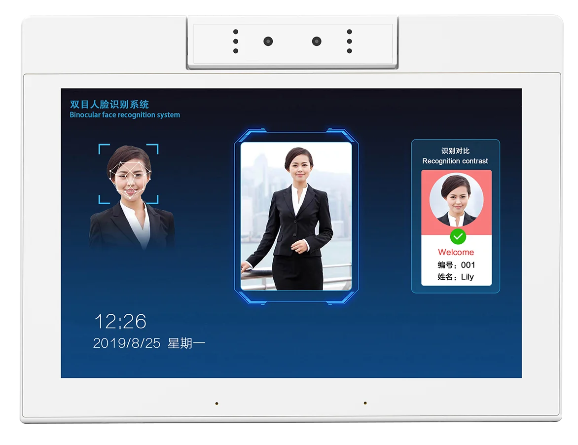 

Top selling 10 inch L Shaped IPS Touch Screen Android All in One Tablet PC with front and binocular cameras, White