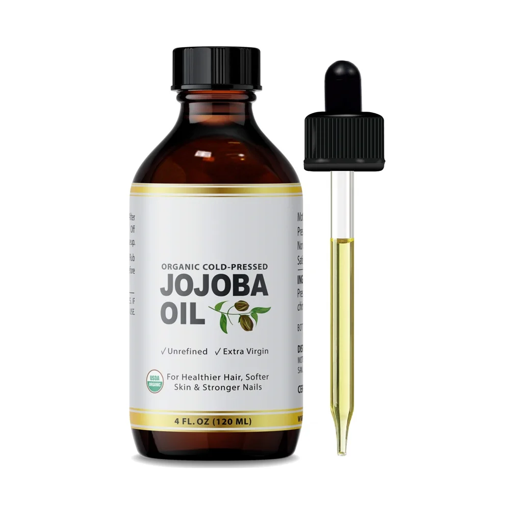 

Private label organic Jojoba face body glow oil Moisturizing Anti-Aging Facial Oil, Light yellow/customized