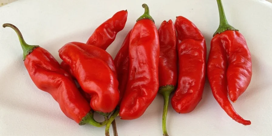 Close-Up of Guajillo Pepper Texture