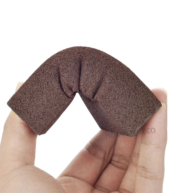 

Topeco High Density Emery Carborundum Cleaning Nano Magic Sponge For Kitchen Emery Magic Sponge, Dark brown, black, red