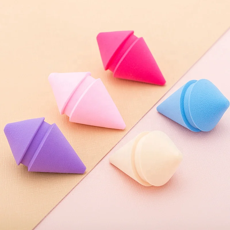 

New Arrival Ice cream shape Good Quality Ice Cream shape Eco-friendly Soft Non-latex Makeup Sponges