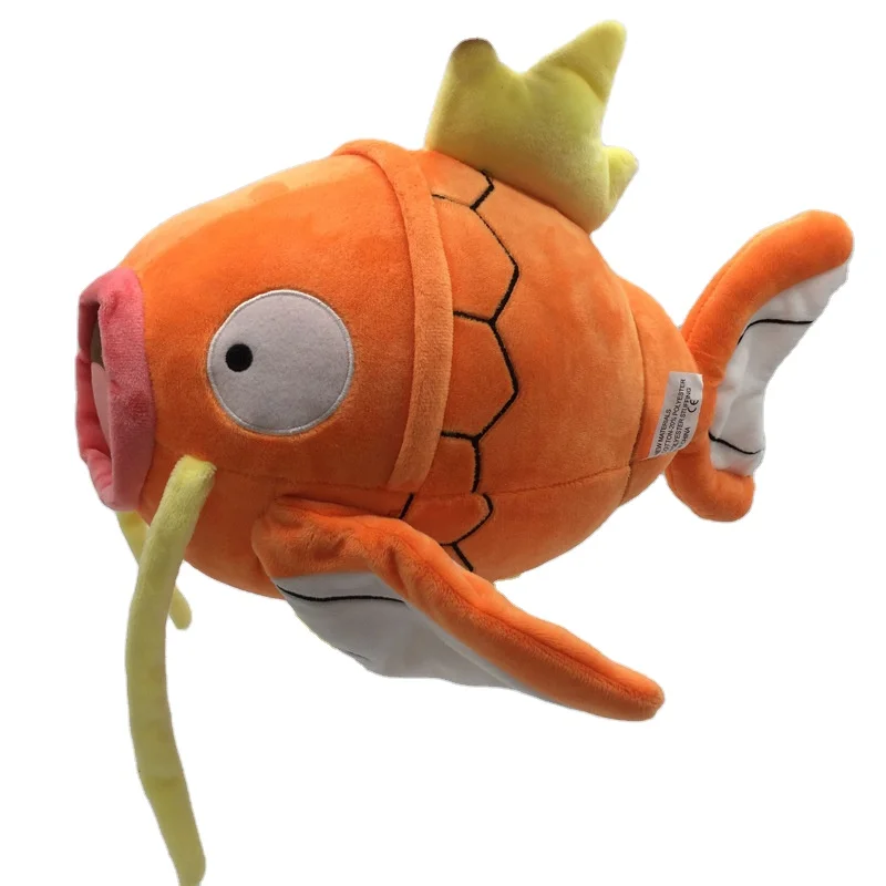 

Drop Ship Wholesale Soft Red Carp Goldfish Cartoon Magikarp Plush Toys