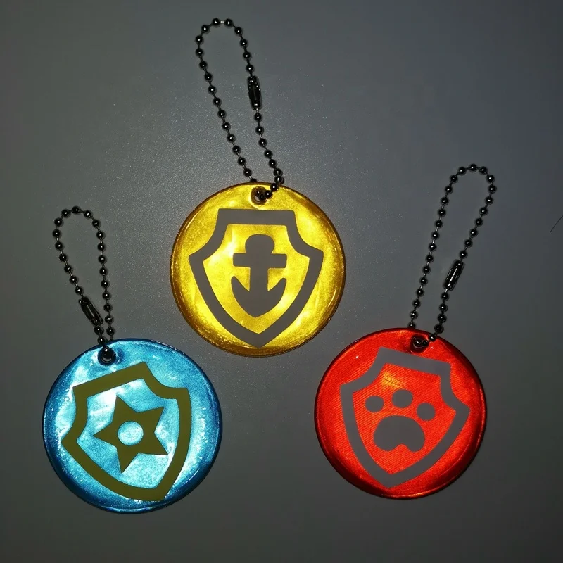 Personalise Customized Design Reflective Soft Pvc Keychain