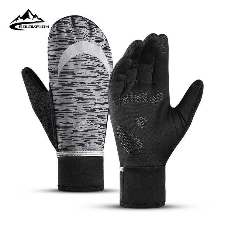 

GOLOVEJOY DB16 Lightweight Warm Running Gloves Anti Slip Grip Men Winter Windproof Sports Bike Riding Gloves For Men, Has 2 colors