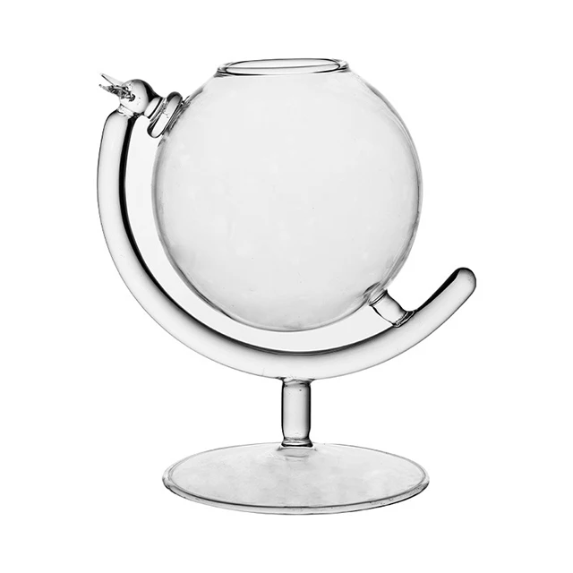 

Transparent Creative Globe Shape Drinking Soda Beer Juce Water Cocktail Glass Cup, Transparent clear