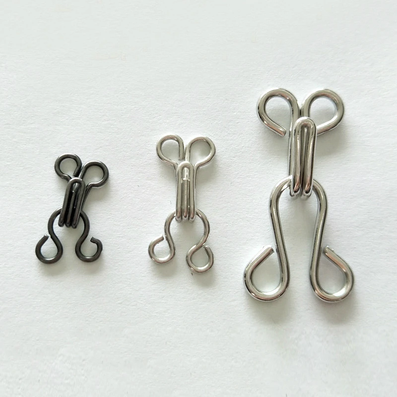 

New Style Jeans Garment Metal Hook And Eyes For Dresses, Nickle;anti brass;gun metal;customized