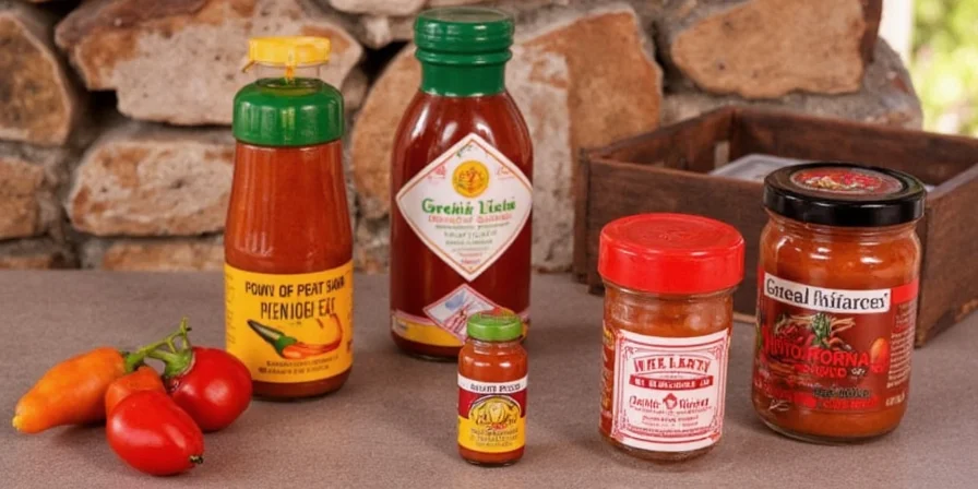 Close-up of The Pepper Plant California Hot Sauce Bottle