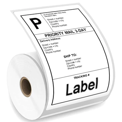 

A6 Shipping Waybill Sticker Paper Roll Three-proof A6 Thermal Label Paper 250 SHEETS 100mm x 150mm
