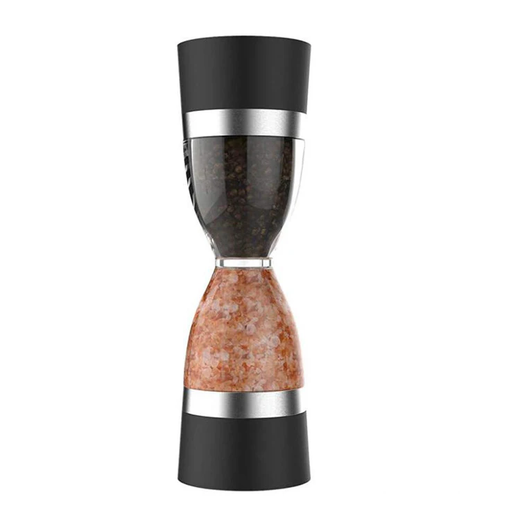 

Amazon hot sale Salt and pepper mill grinder 2 in 1 pepper grinder, Stainless steel