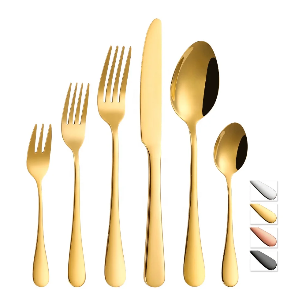 

Stainless Steel Home Goods Flatware Metal Inox Cutlery Set