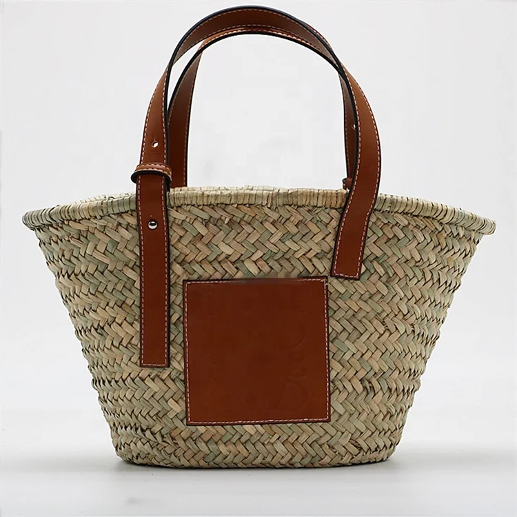 

Ins Popular Women Handbag Summer Beach Bag New Elegant Straw Bag, Customizable