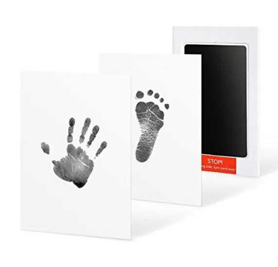 

Ink Pad For Baby Footprints Handprint Pet Paw Print Retains The Memory Of Hands And Feet Of Newborns 0-6 Months Old, 12 colors available