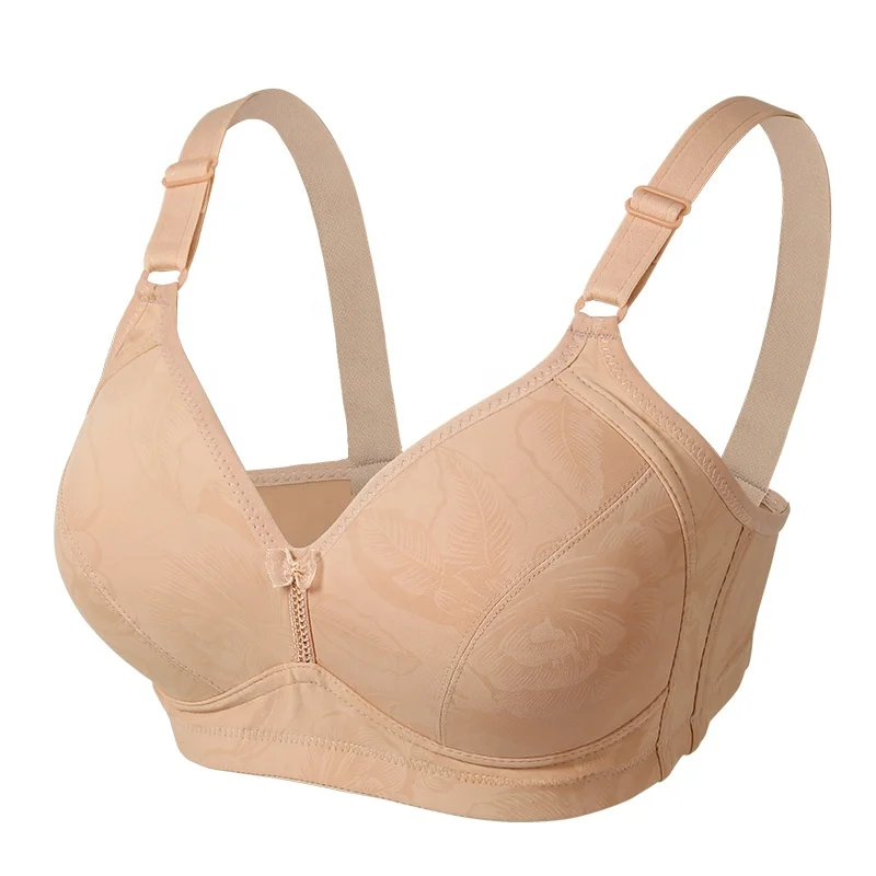 

Non-Padded cheap nylon big cup push up seamless plus size women bra