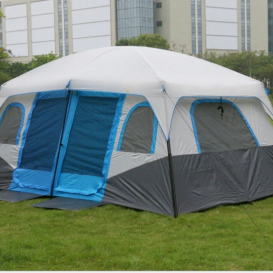 

GOOD 8-10 China factory direct sale 6000mm waterproof strong PE 430*305*203CM large camping tent 2022