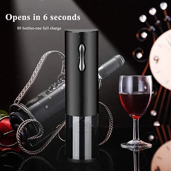 

Battery Electric Automatic Corkscrew Wine Plastic Corkscrew Openers Plastic Premium Wine Cork Opener, Black;white;red;silver;golden