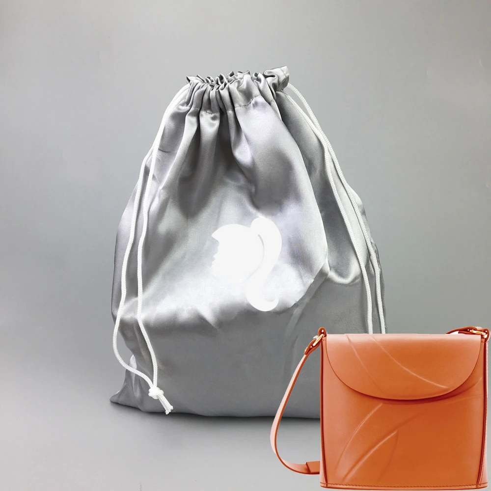 

China supplier fashion style plain pouch personalized satin dust bag for bags, Black,white or your like