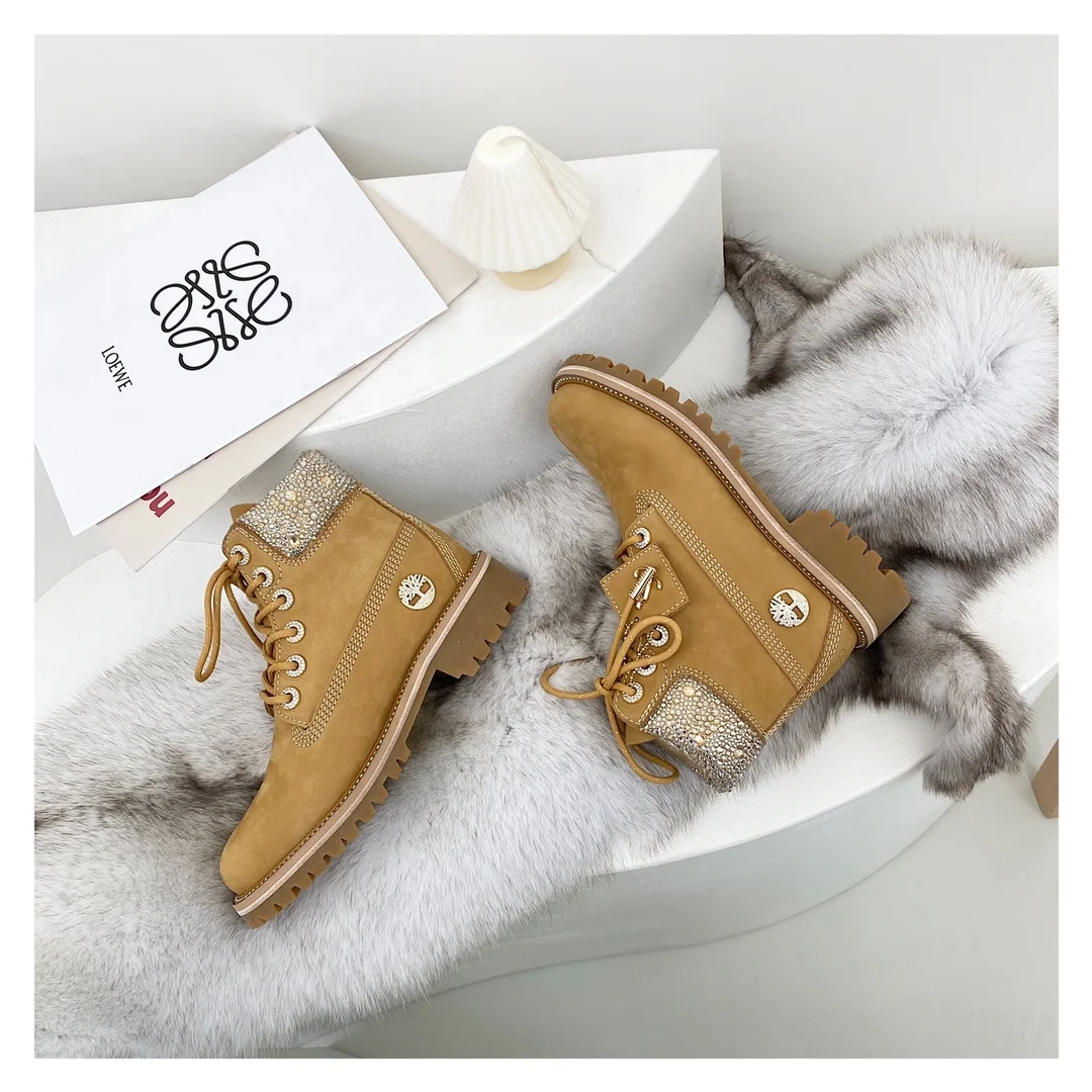 

women winter fur botines mujer real sheep fur snow boots for short boots, Khaki