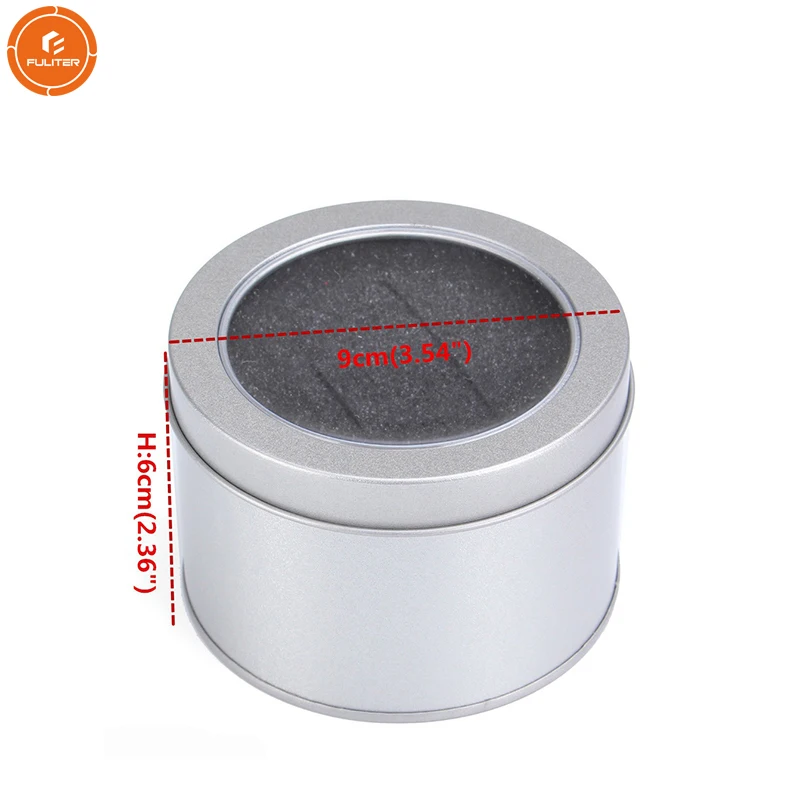 

High Quality Recycled Metal Tin Round Packaging Gift Watch Box, Customized