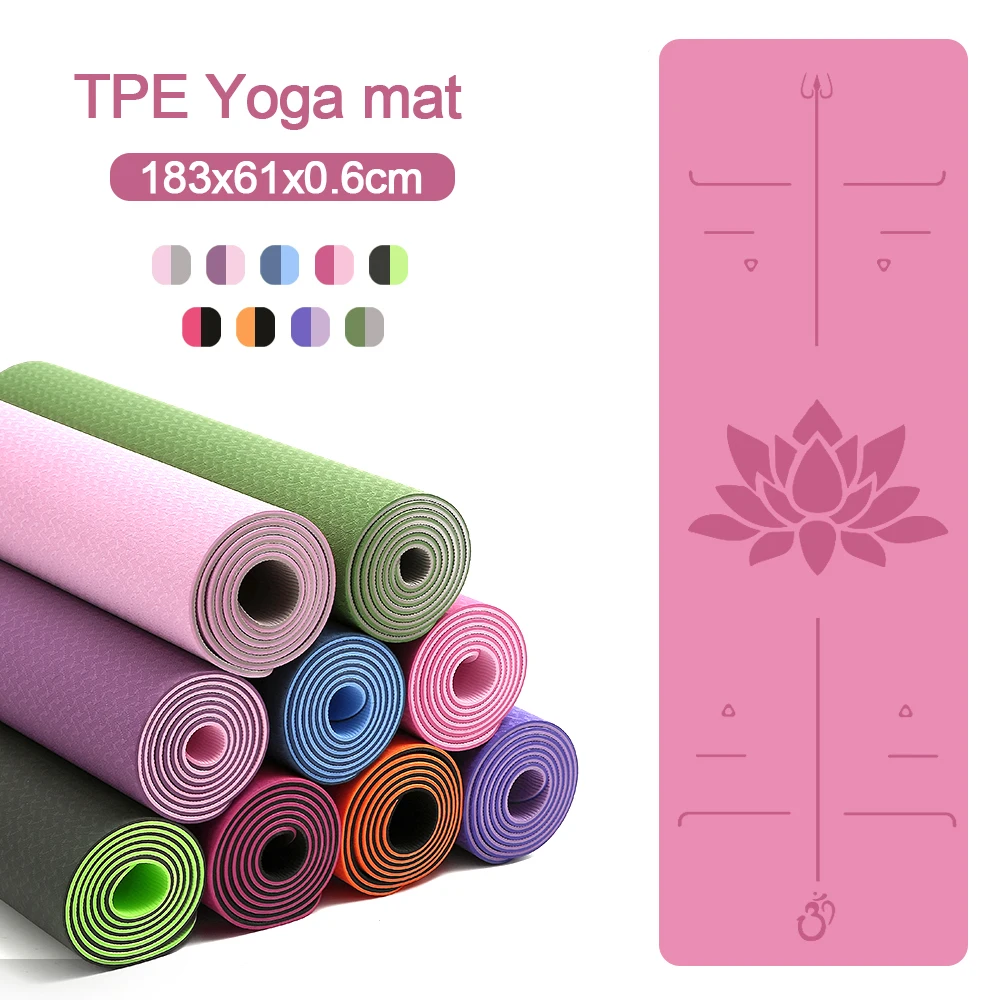 

Non-slip eco-friendly factory price waterproof custom yoga mat, Customized color