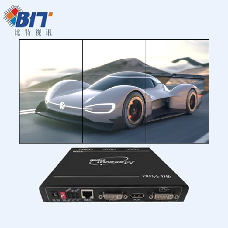 12 channels stitching video Wall processor controller 